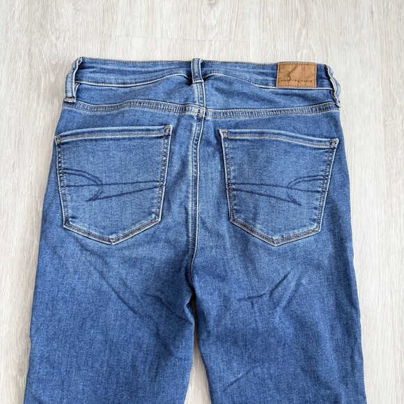 American Eagle Jeans Skinny Next Level Stretch Blue Women's Size 2 EUC - Picture 12 of 13